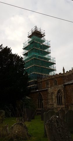 Church Spire stonework