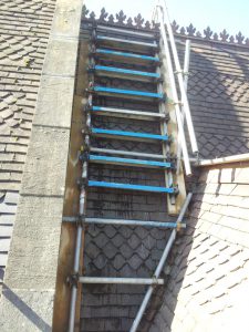 Stepped Roof Access